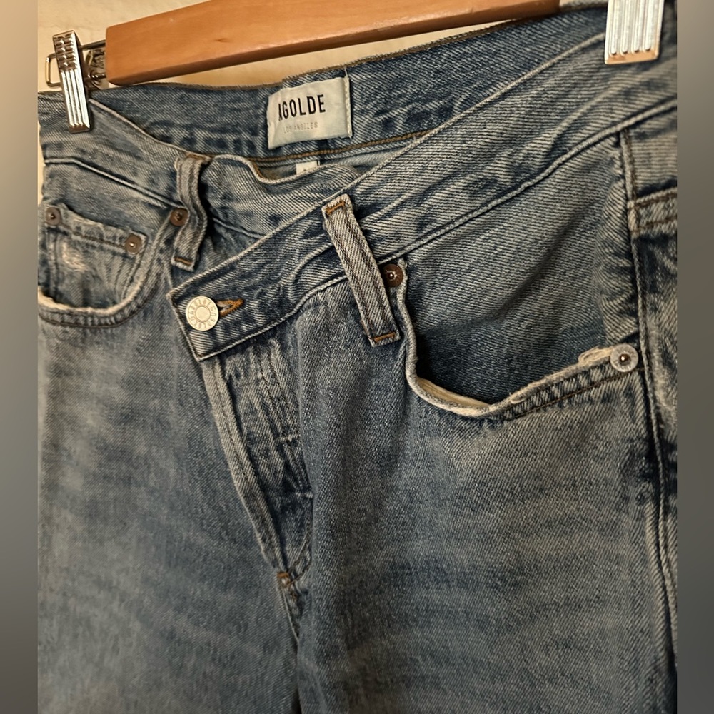 Agolde Criss Cross Jeans size 24 in Eternal color